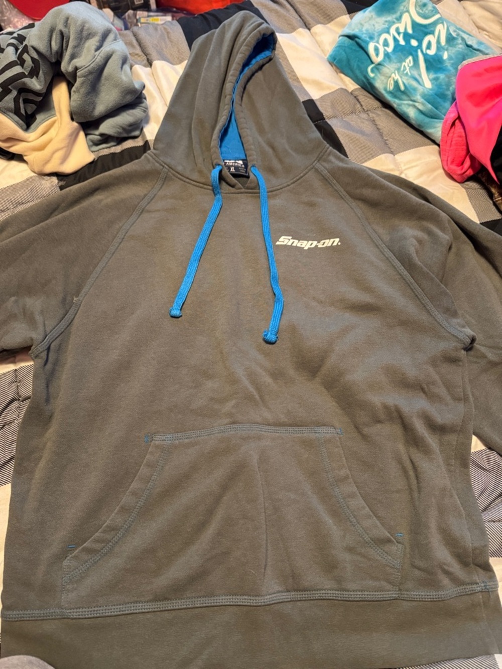 Snap on hoodie